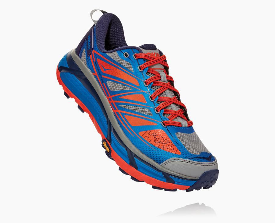 Hoka Mens Trail Shoes NZ - Hoka Mafate Speed 2 Blue (LSG376810)